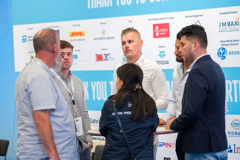 Attendees network and connect during Education Day at Breakbulk Europe.